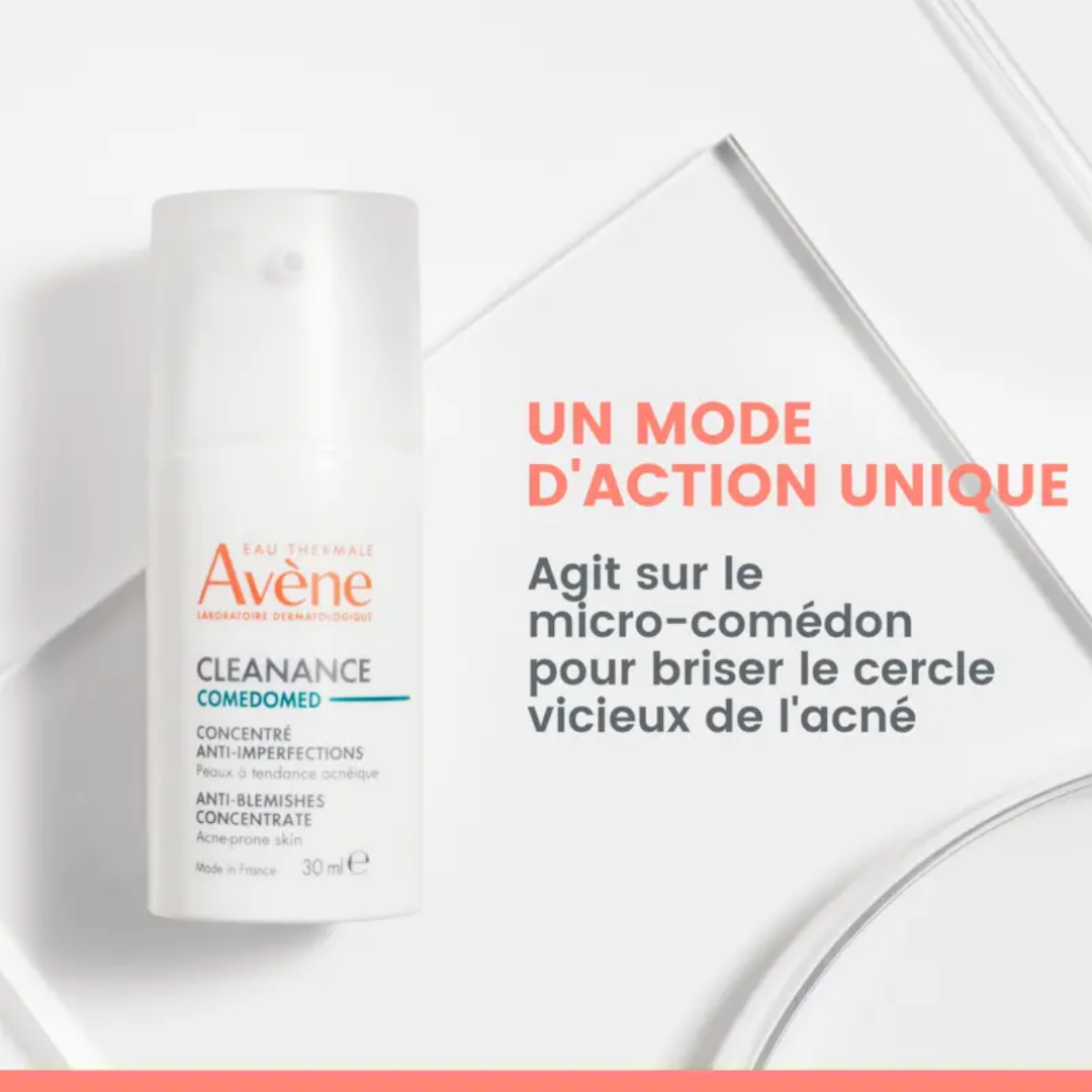 Concentré Avène Cleanance Comedomed 30 ml anti-imperfections – laparadulac.com parapharmacie Tunisie