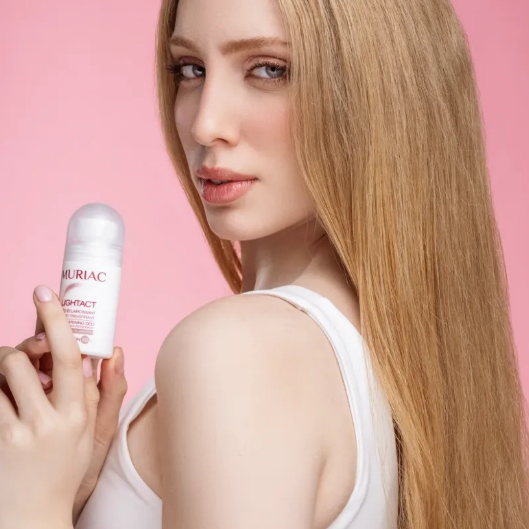MURIAC DEO ÉCLAIRCISSANT 50ML anti-transpirant – disponible sur laparadulac.com, idéal pour peaux sensibles en Tunisie.