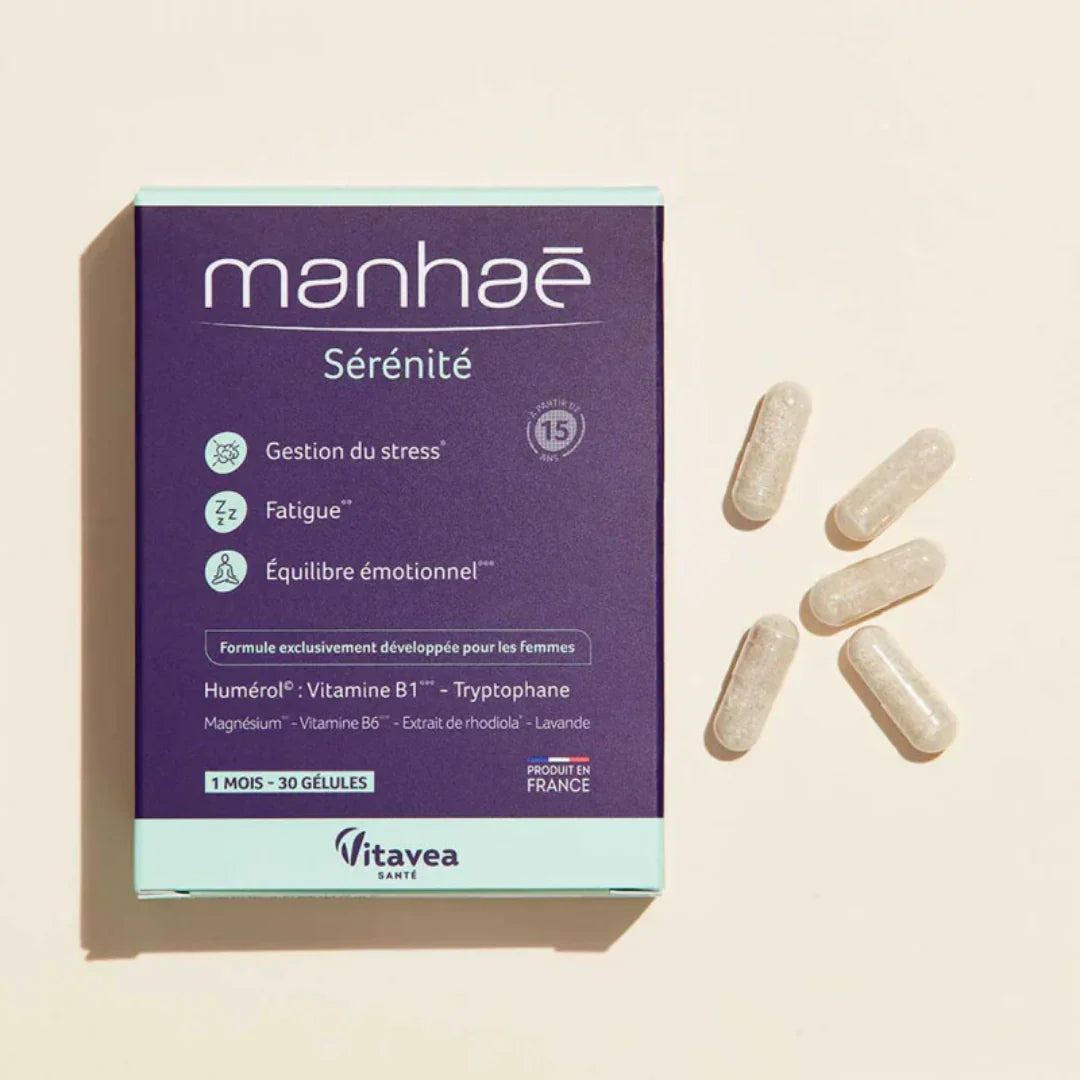 VITAVEA Manhaé Sérénité 30 Gélules Tunisie original authentique - parapharmacie en ligne La Para Du Lac