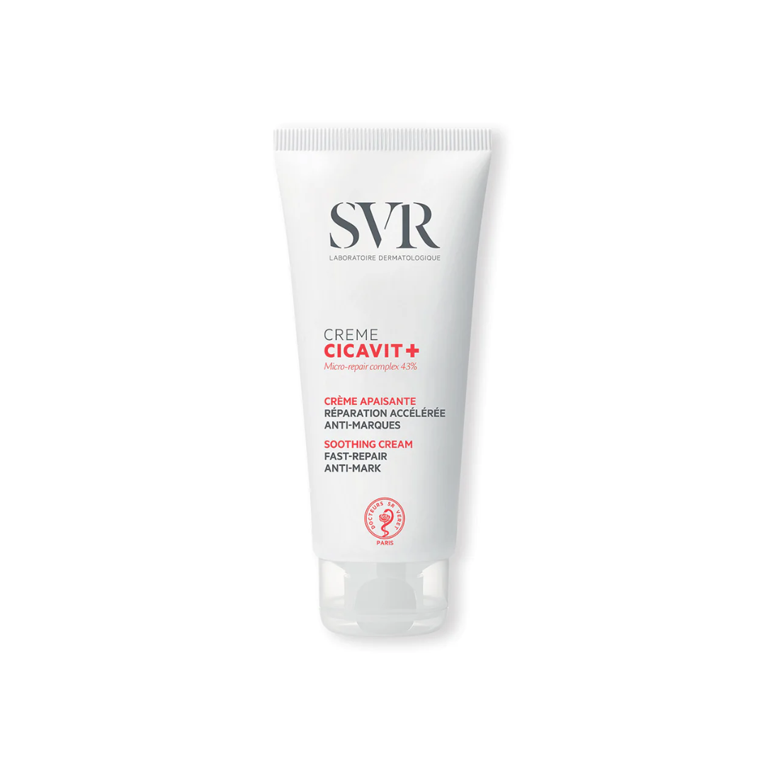 SVR Cicavit+ Soin Réparateur – Crème cicatrisante et apaisante pour peaux irritées – Disponible sur La Para du Lac, parapharmacie en ligne N°1 en Tunisie.