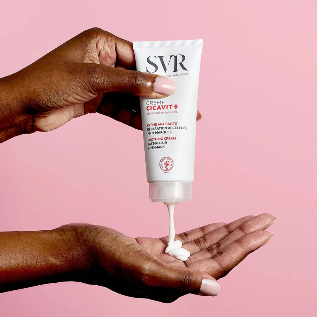 SVR Cicavit+ Soin Réparateur – Crème cicatrisante et apaisante pour peaux irritées – Disponible sur La Para du Lac, parapharmacie en ligne N°1 en Tunisie.