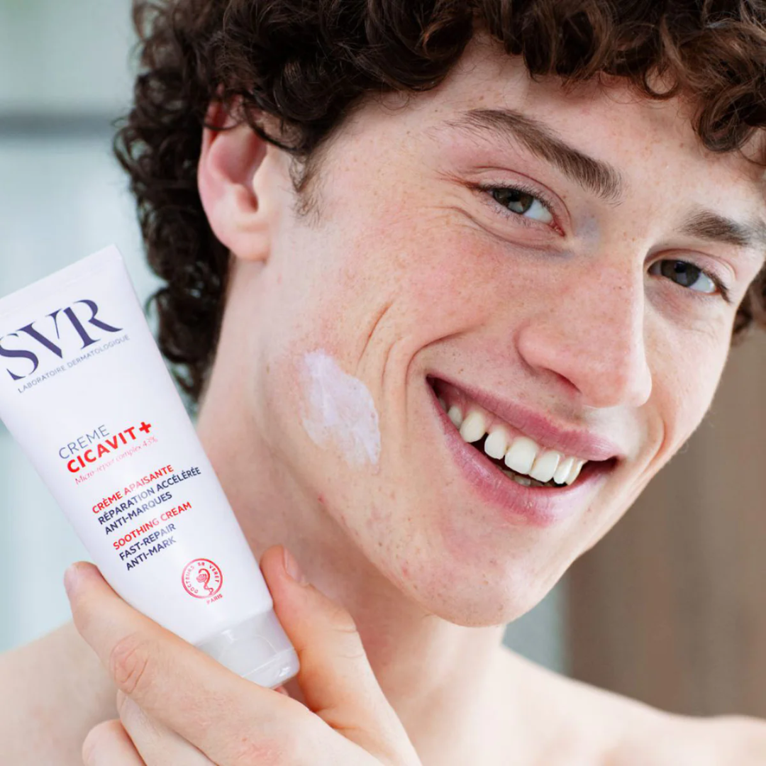 SVR Cicavit+ Soin Réparateur – Crème cicatrisante et apaisante pour peaux irritées – Disponible sur La Para du Lac, parapharmacie en ligne N°1 en Tunisie.