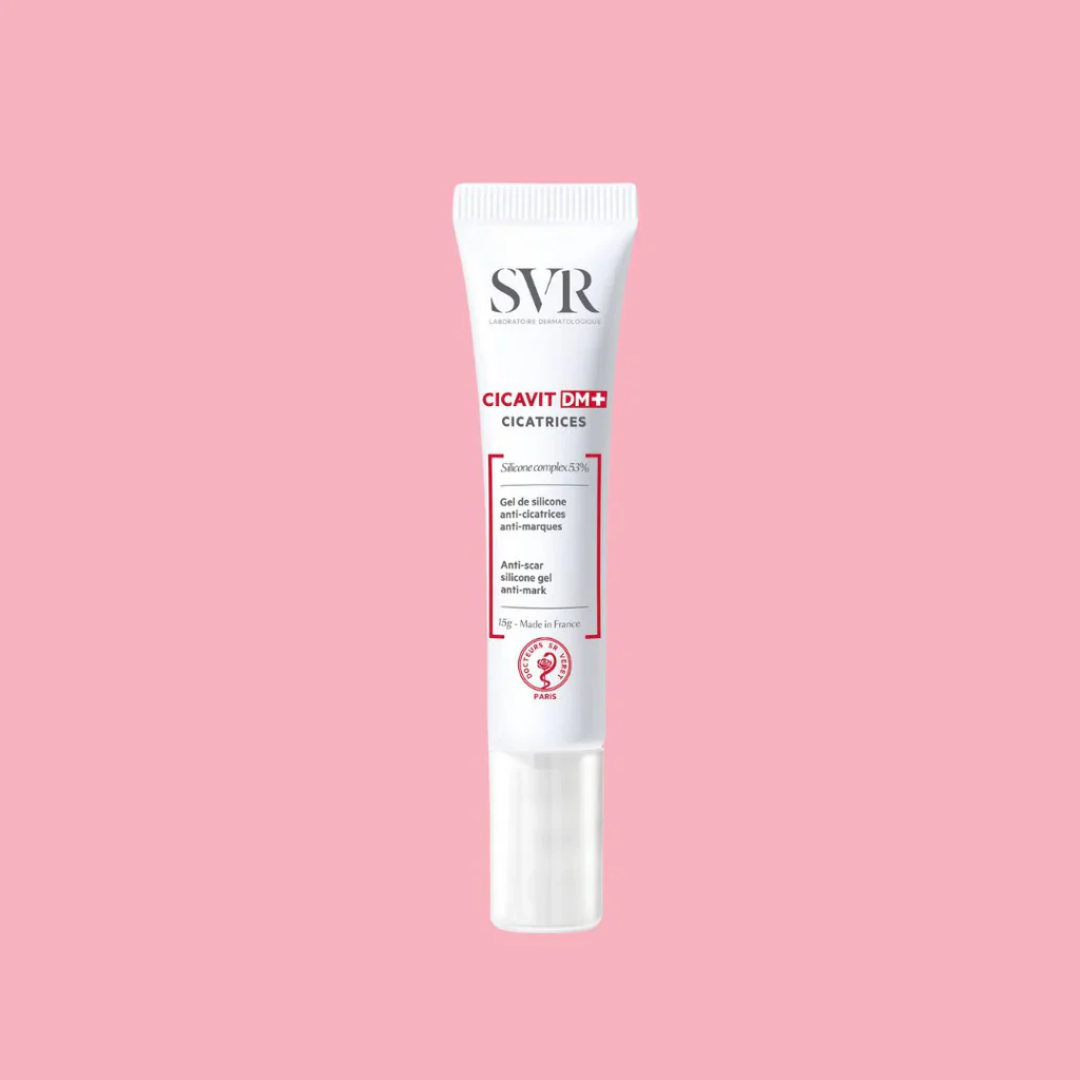 "SVR CICAVIT DM+ Gel de Silicone – Réduit les cicatrices et marques, favorise une réparation rapide et efficace. Idéal pour tous types de peaux. Disponible sur laparadulac.com, la meilleure parapharmacie en Tunisie. ✨ #AntiCicatrices #SVR #SoinPeau #MeilleureParaTunisie"