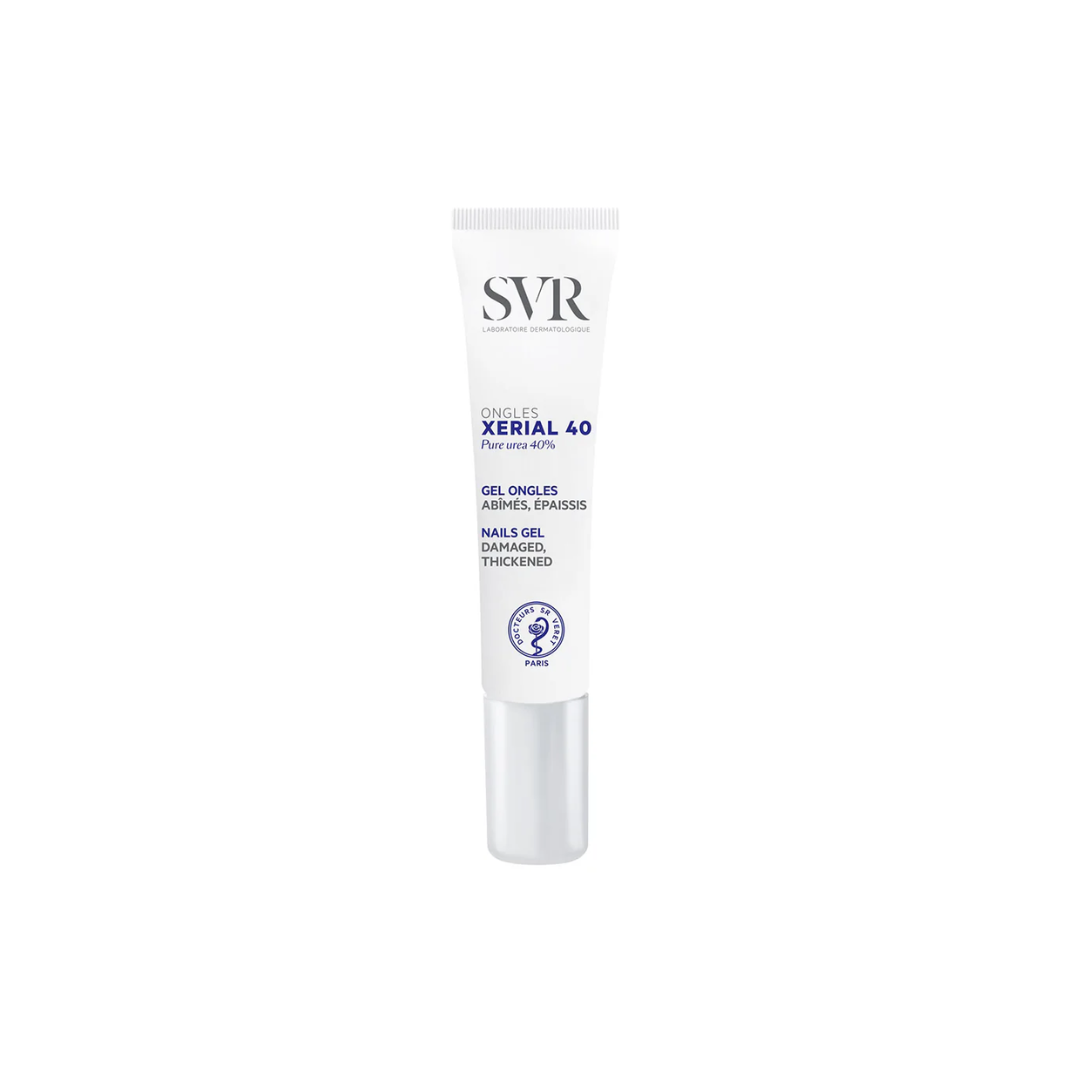 "SVR XERIAL 40 Gel Ongles – Répare, lisse et renforce les ongles épaissis ou abîmés. Formule haute efficacité pour des ongles plus sains. Disponible sur laparadulac.com, la meilleure parapharmacie en Tunisie. 💅 #SoinOngles #SVR #RéparationOngles #MeilleureParaTunisie"