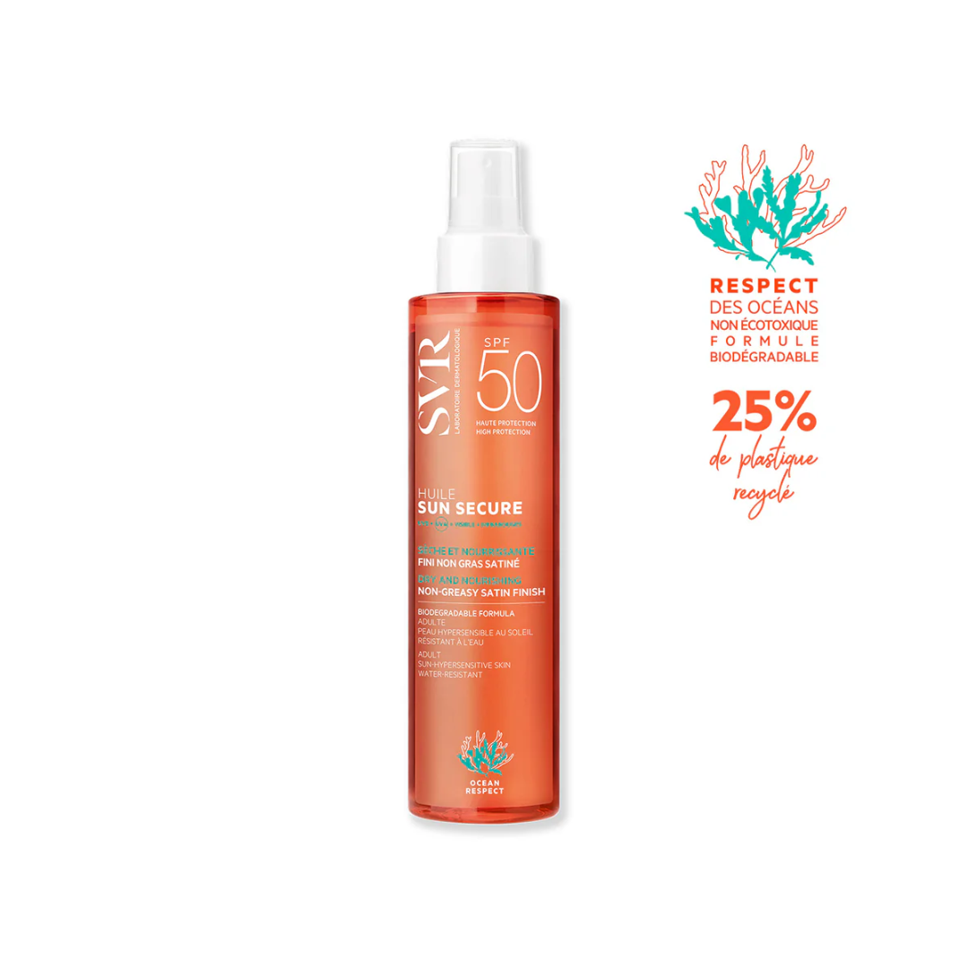SVR Sun Secure Crème SPF50+ 50ml – Crème solaire visage haute protection – Disponible sur La Para du Lac, parapharmacie en ligne N°1 en Tunisie.