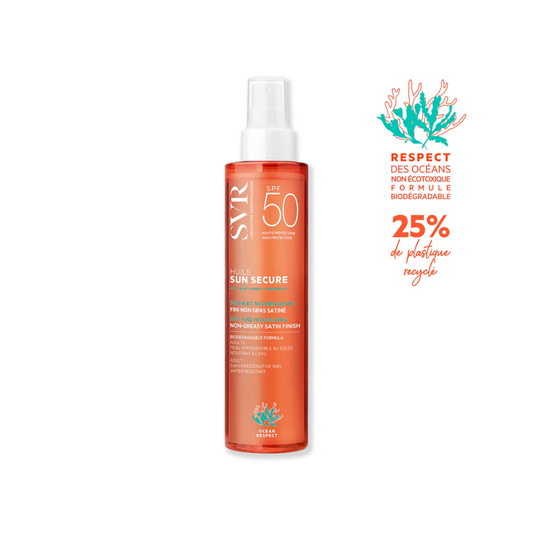 SVR Sun Secure Crème SPF50+ 50ml – Crème solaire visage haute protection – Disponible sur La Para du Lac, parapharmacie en ligne N°1 en Tunisie.