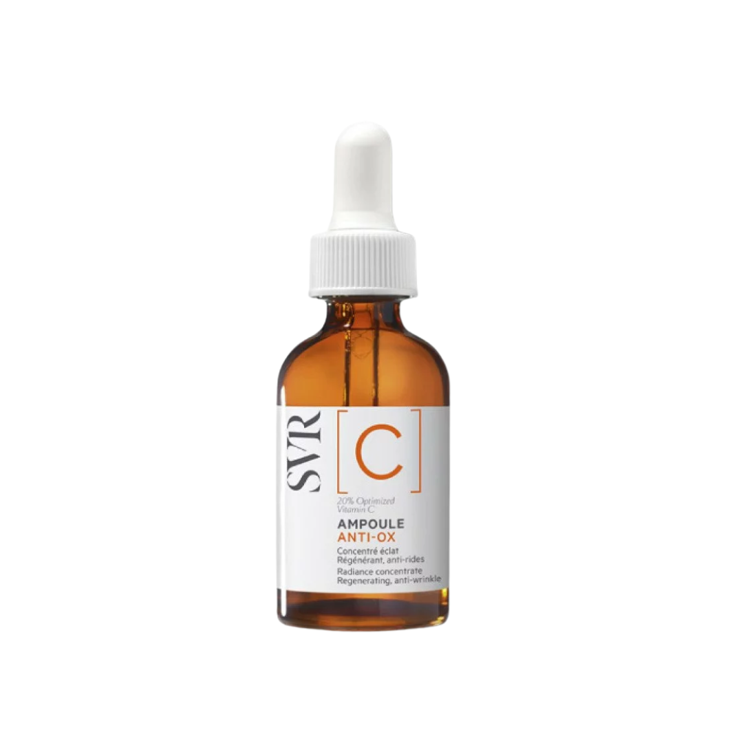 SVR Ampoule C Anti-Ox | Éclat & Anti-Âge Booster d'Énergie
Redonnez de l’éclat à votre peau avec SVR Ampoule C Anti-Ox ! Concentrée en vitamine C optimisée 20%, elle illumine le teint, réduit les rides et ridules, et protège contre le stress oxydatif. Idéale pour une peau fatiguée, terne et en manque de vitalité.
🛒 Disponible sur laparadulac.com, votre parapharmacie en Tunisie au meilleur prix ! 🚀