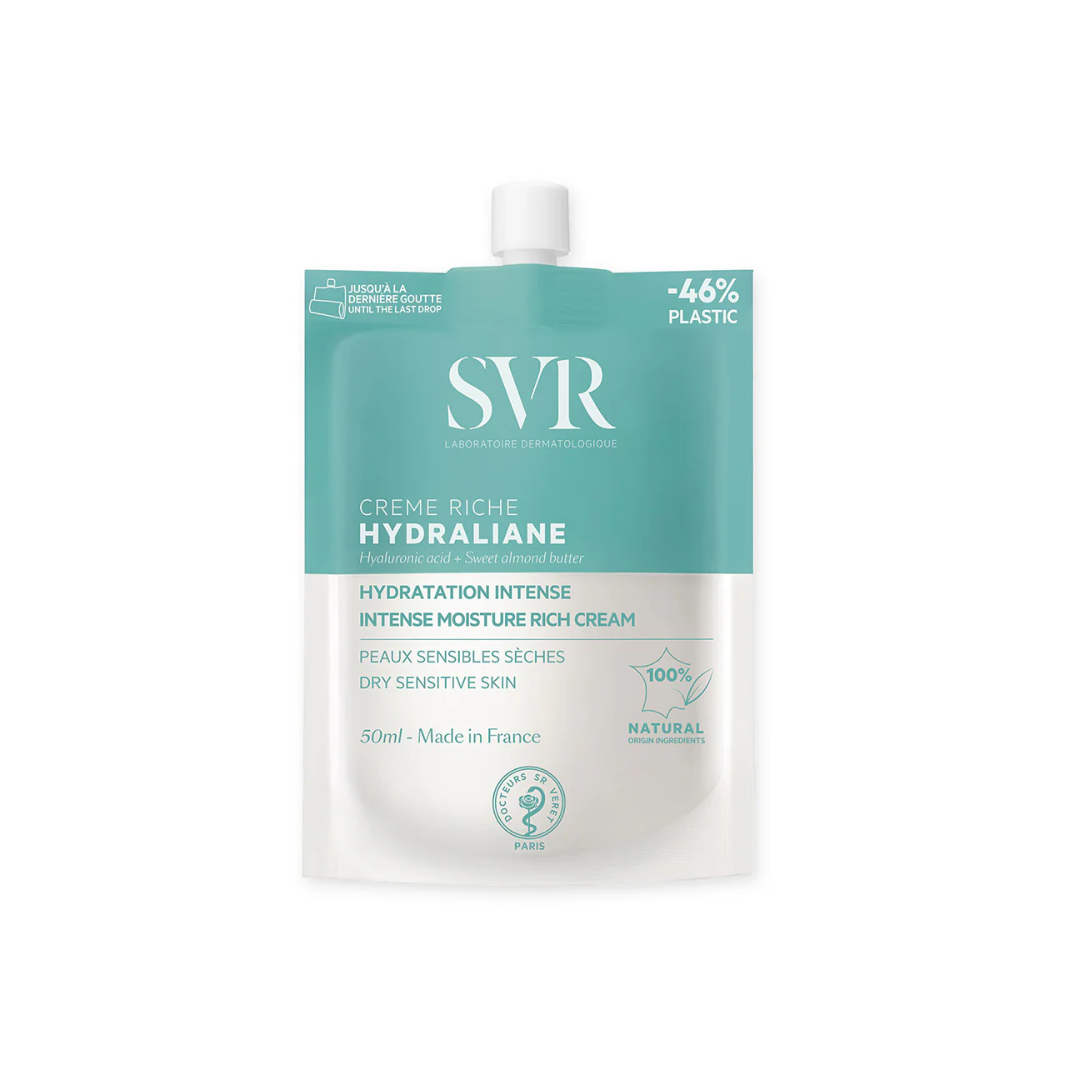 SVR Hydraliane Crème Riche 50ml – Soin hydratant riche pour peaux sèches – Disponible sur La Para du Lac, parapharmacie en ligne N°1 en Tunisie.