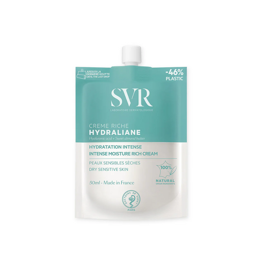 SVR Hydraliane Crème Riche 50ml – Soin hydratant riche pour peaux sèches – Disponible sur La Para du Lac, parapharmacie en ligne N°1 en Tunisie.
