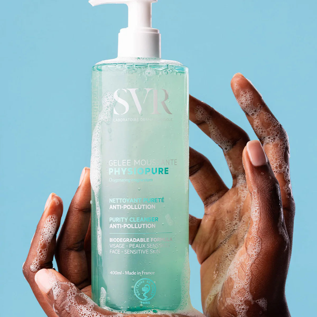 SVR PHYSIOPURE Gelée Moussante 400ml sur laparadulac.com, la parapharmacie en ligne la moins chère en Tunisie. Livraison rapide partout dans le pays.