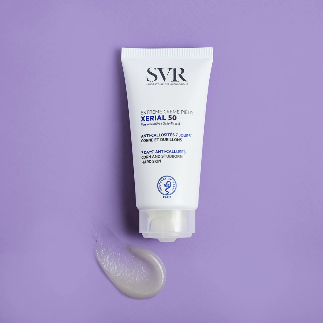 "SVR XERIAL 50 Extrême Crème Pieds – Répare intensément les callosités et les pieds très secs. Action kératolytique pour une peau plus lisse et douce. Disponible sur laparadulac.com, la meilleure parapharmacie en Tunisie. 🦶✨ #SoinPieds #SVR #RéparationIntense #MeilleureParaTunisie"