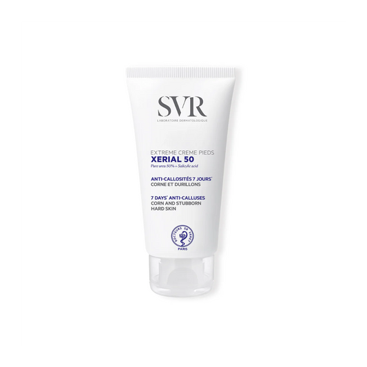 "SVR XERIAL 50 Extrême Crème Pieds – Répare intensément les callosités et les pieds très secs. Action kératolytique pour une peau plus lisse et douce. Disponible sur laparadulac.com, la meilleure parapharmacie en Tunisie. 🦶✨ #SoinPieds #SVR #RéparationIntense #MeilleureParaTunisie"