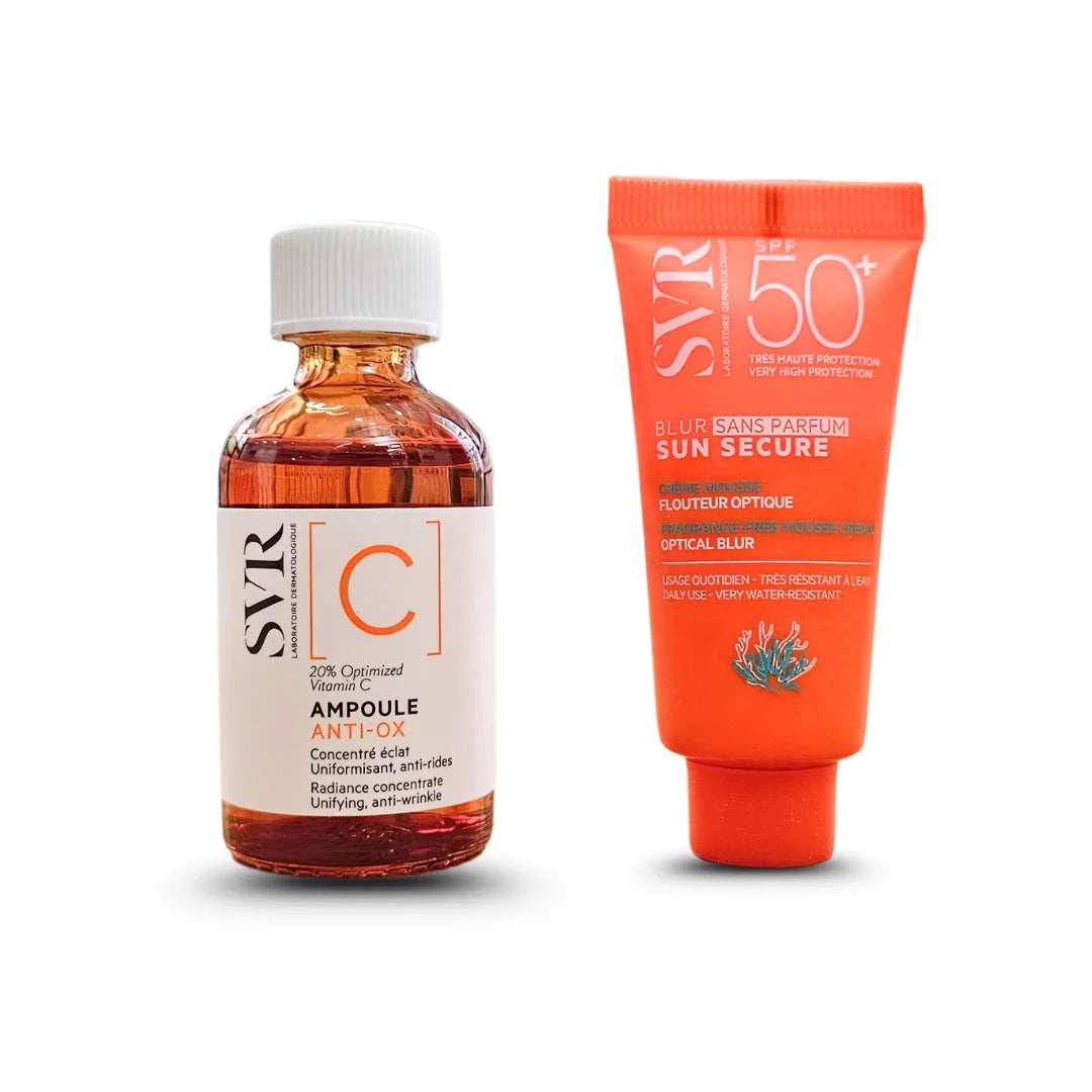 SVR Ampoule C ANTI-OX + Blur sans parfum Tunisie original authentique - parapharmacie en ligne La Para Du Lac