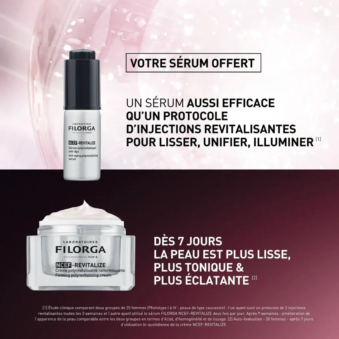 FILORGA Coffret Ncef Revitalize + Sérum Offert Tunisie original authentique - parapharmacie en ligne La Para Du Lac