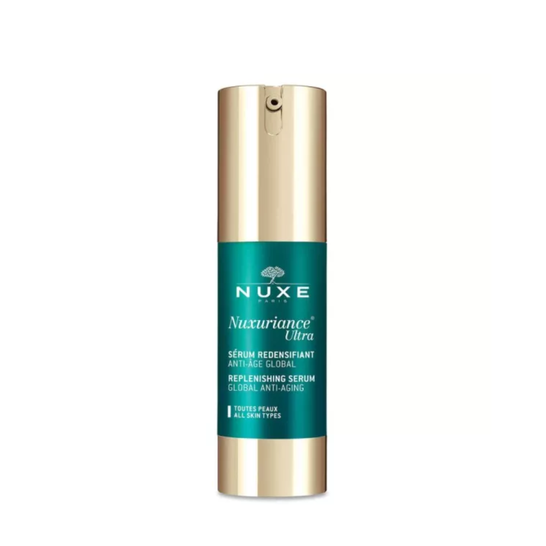 Sérum anti-âge NUXE Nuxuriance Ultra 30ml disponible sur laparadulac.com – soin redensifiant pour peaux matures en parapharmacie Tunisie