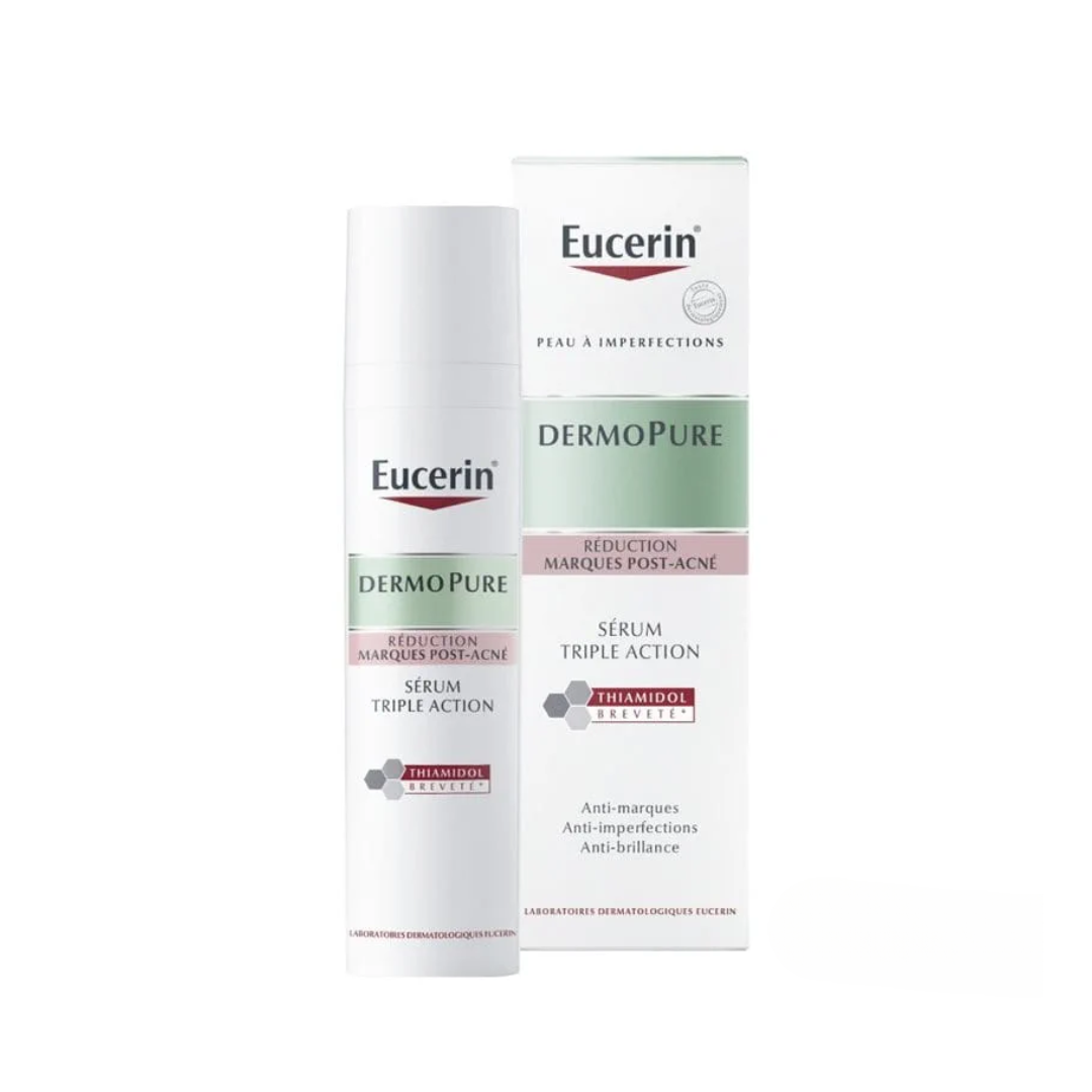 Eucerin Dermopure Sérum Triple Action – réduit taches, imperfections et brillance – Tunisie