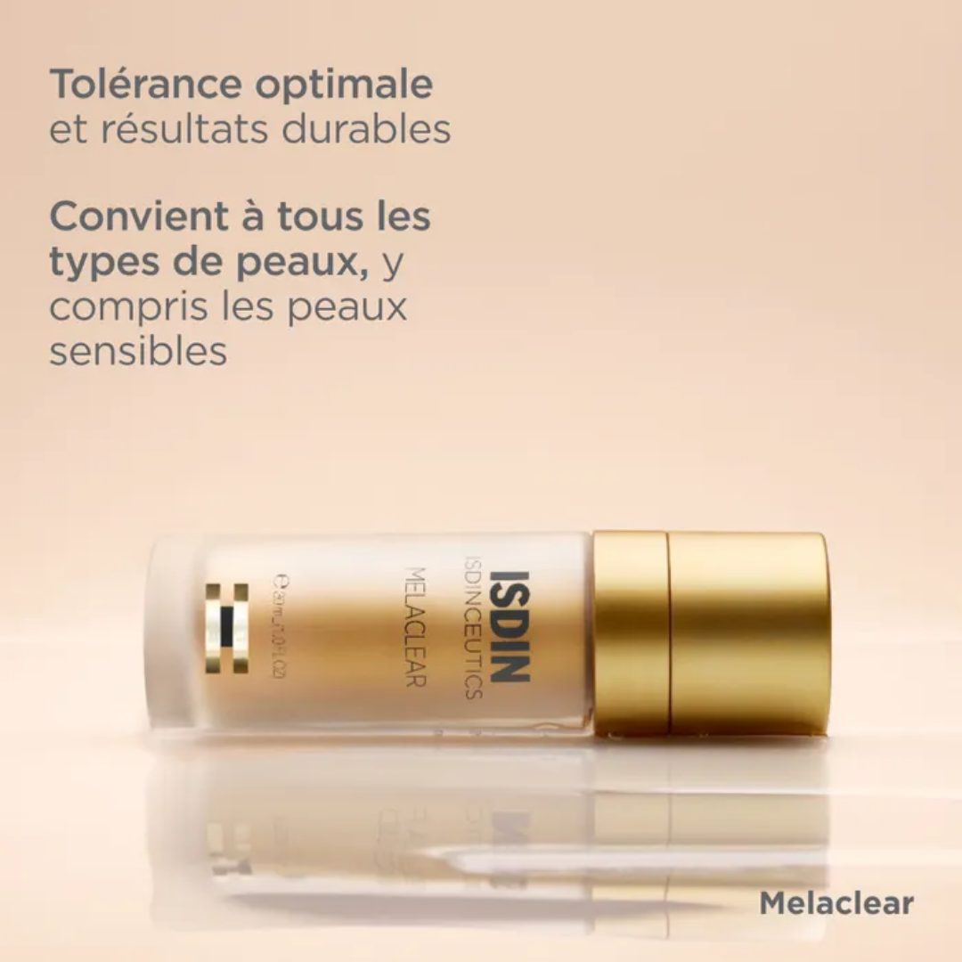 ISDIN ISDINCEUTICS - MELACLEAR SERUM ANTI TACHES 30ML – Disponible sur laparadulac.com – Laparadulac Parapharmacie Tunisie.