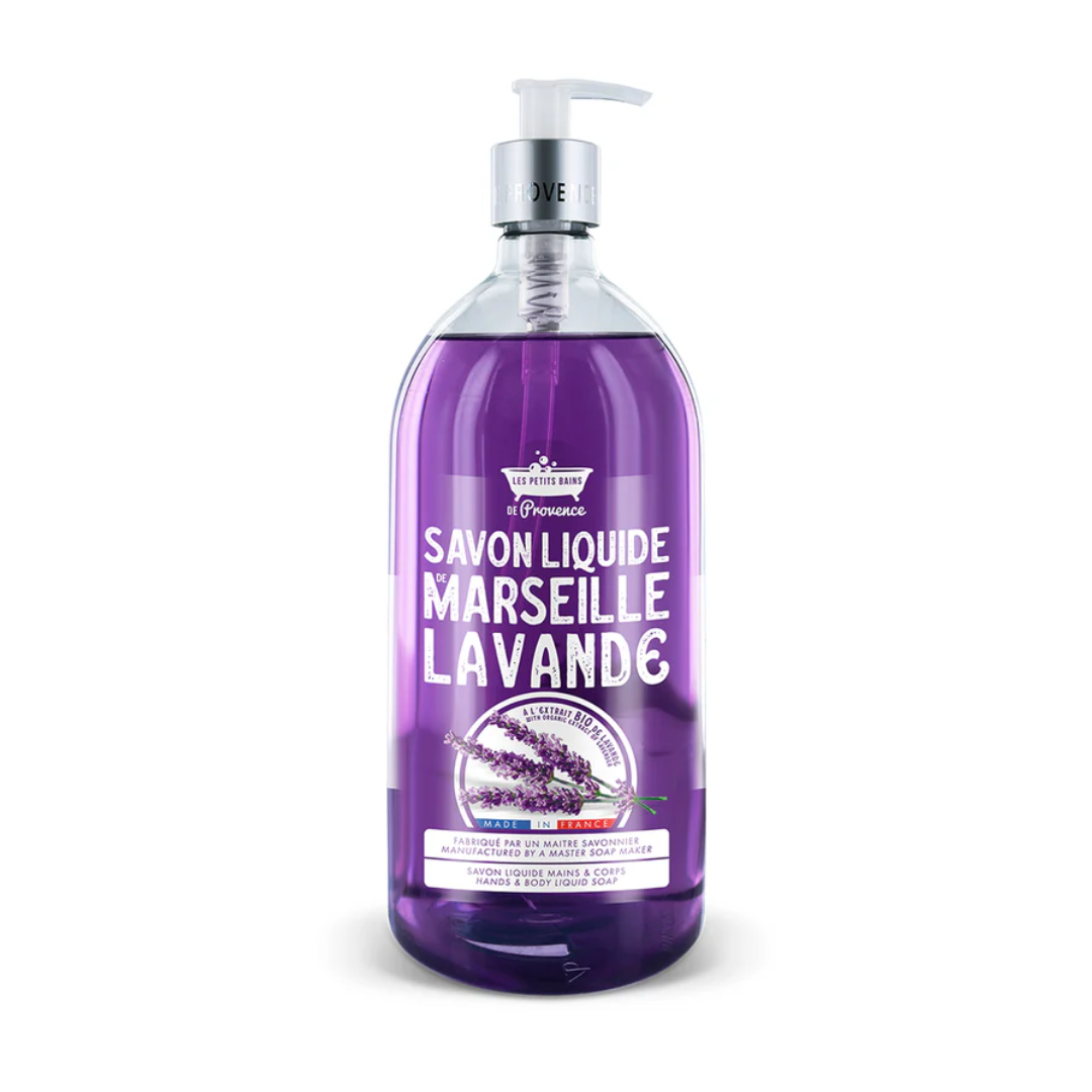 Savon liquide lavande LES PETITS BAINS DE PROVENCE 1L – parapharmacie Tunisie – laparadulac.com.