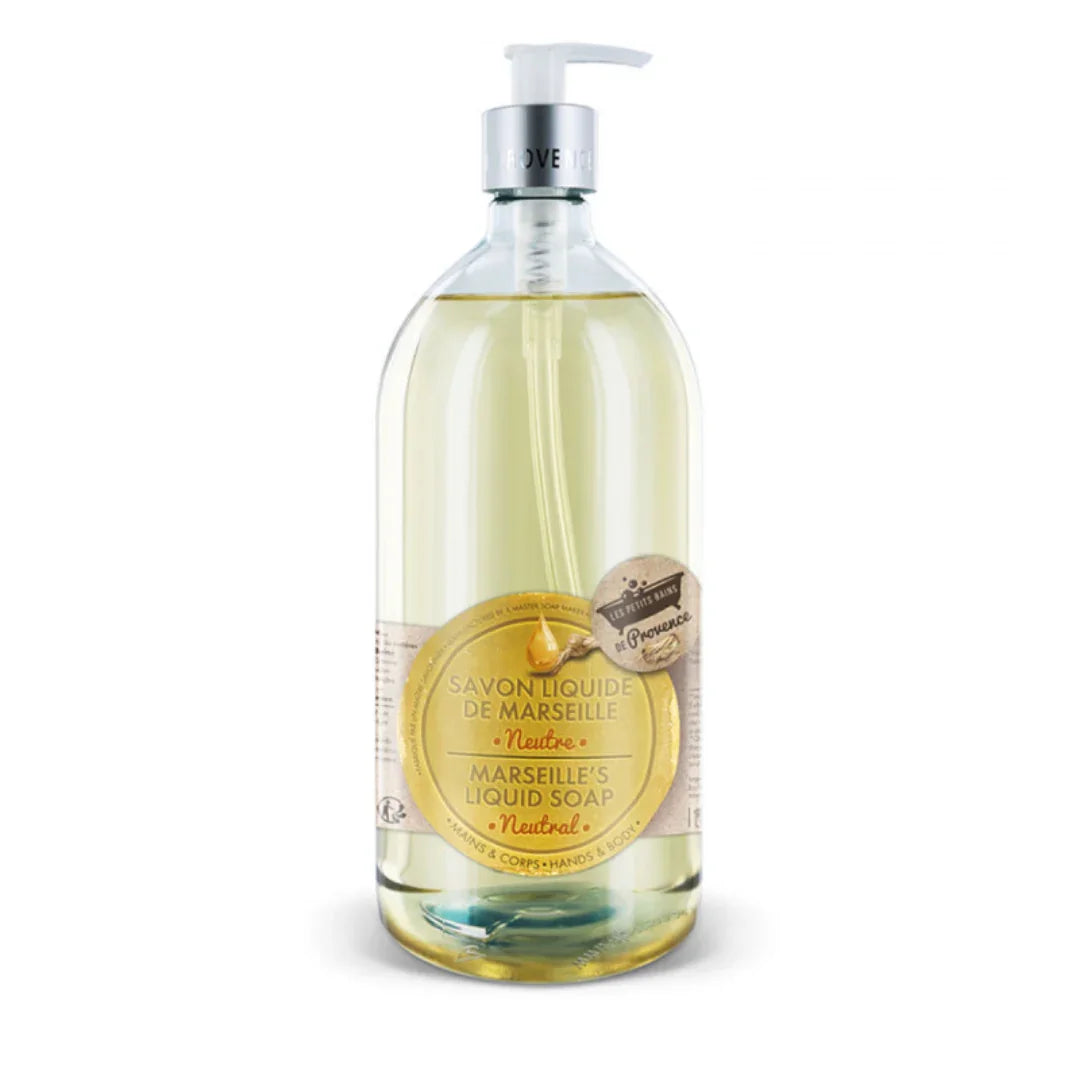 LES PETITS BAINS DE PROVENCE Savon Liquide Neutre Tunisie original authentique - parapharmacie en ligne La Para Du Lac