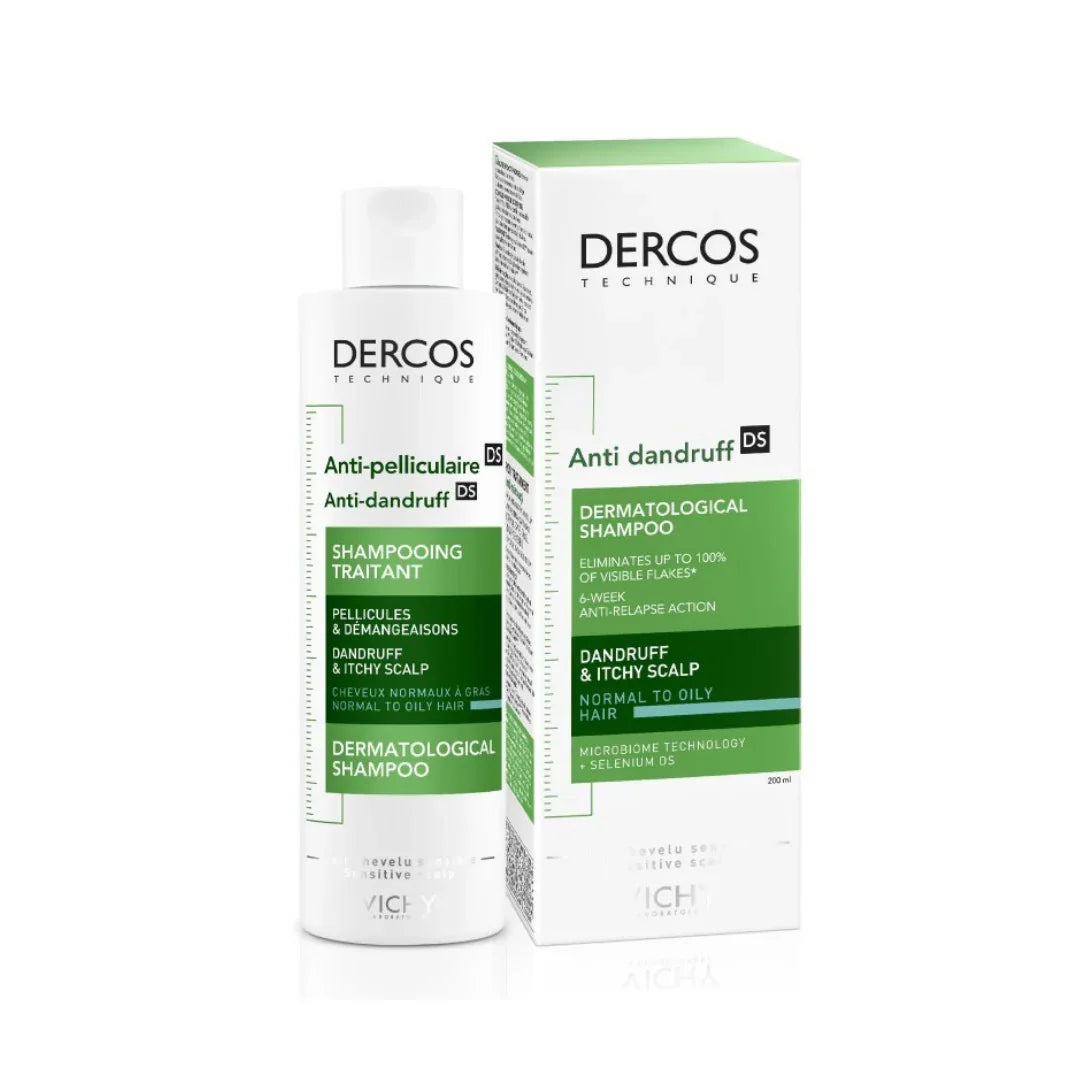 DERCOS Shampooing Anti-Pelliculaire DS - Cheveux Normaux Tunisie original authentique - parapharmacie en ligne La Para Du Lac