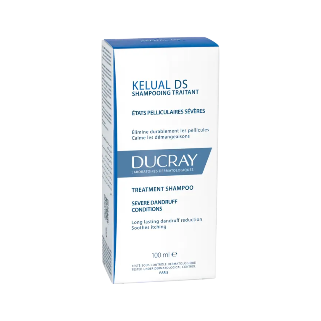 Ducray Kelual DS shampooing pellicules sévères – parapharmacie Tunisie sur laparadulac.com – cuir chevelu apaisé