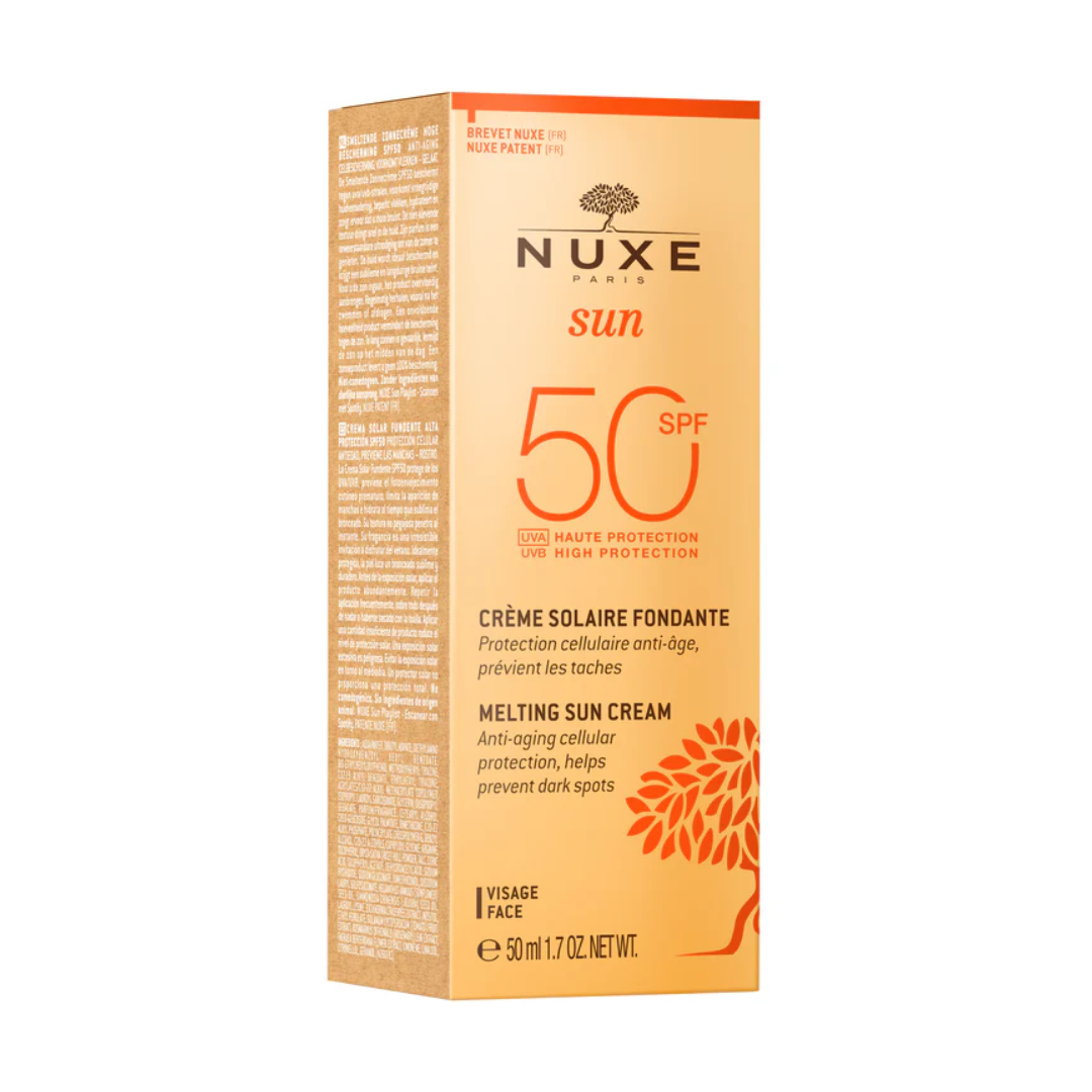 Crème solaire visage NUXE SPF50+ en vente sur laparadulac.com – soin protecteur anti-âge en parapharmacie Tunisie
