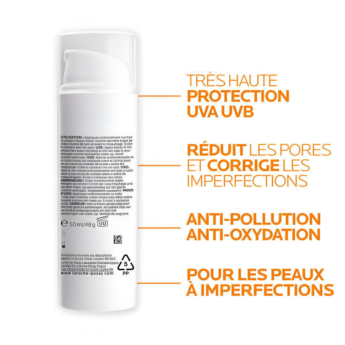 La Roche-Posay Anthelios Oil Correct SPF50+ – Crème solaire peau grasse parapharmacie  Tunisie – Achat sur laparadulac.com