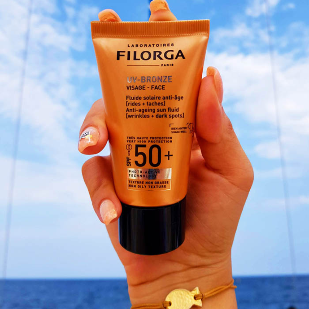 FILORGA UV-Bronze Face SPF50+ – soin solaire anti-rides et anti-taches 40ml visage