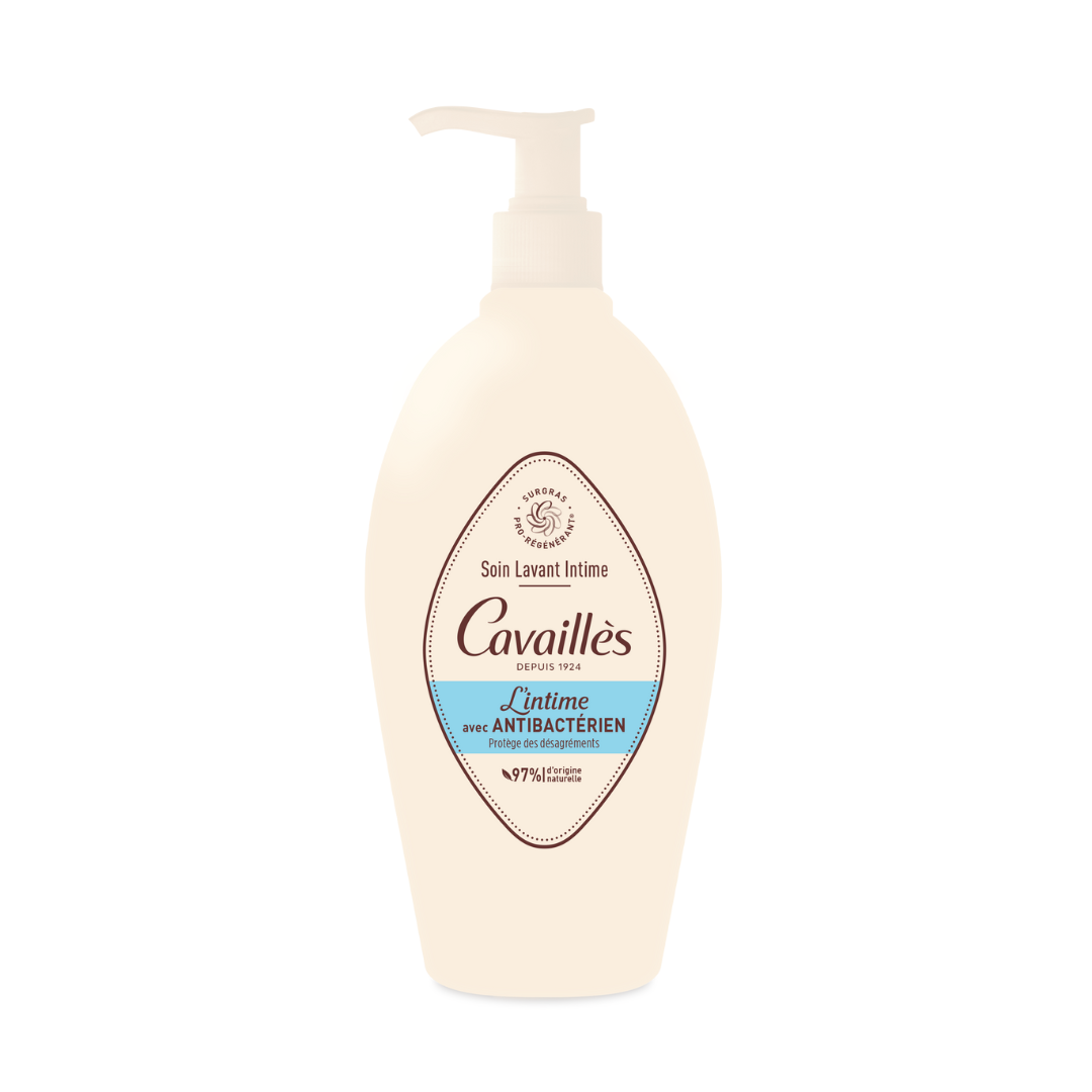 Soin intime anti-bactérien Rogé Cavaillès 100ml sur laparadulac.com, parapharmacie Tunisie, protection naturelle pour muqueuses sensibles.