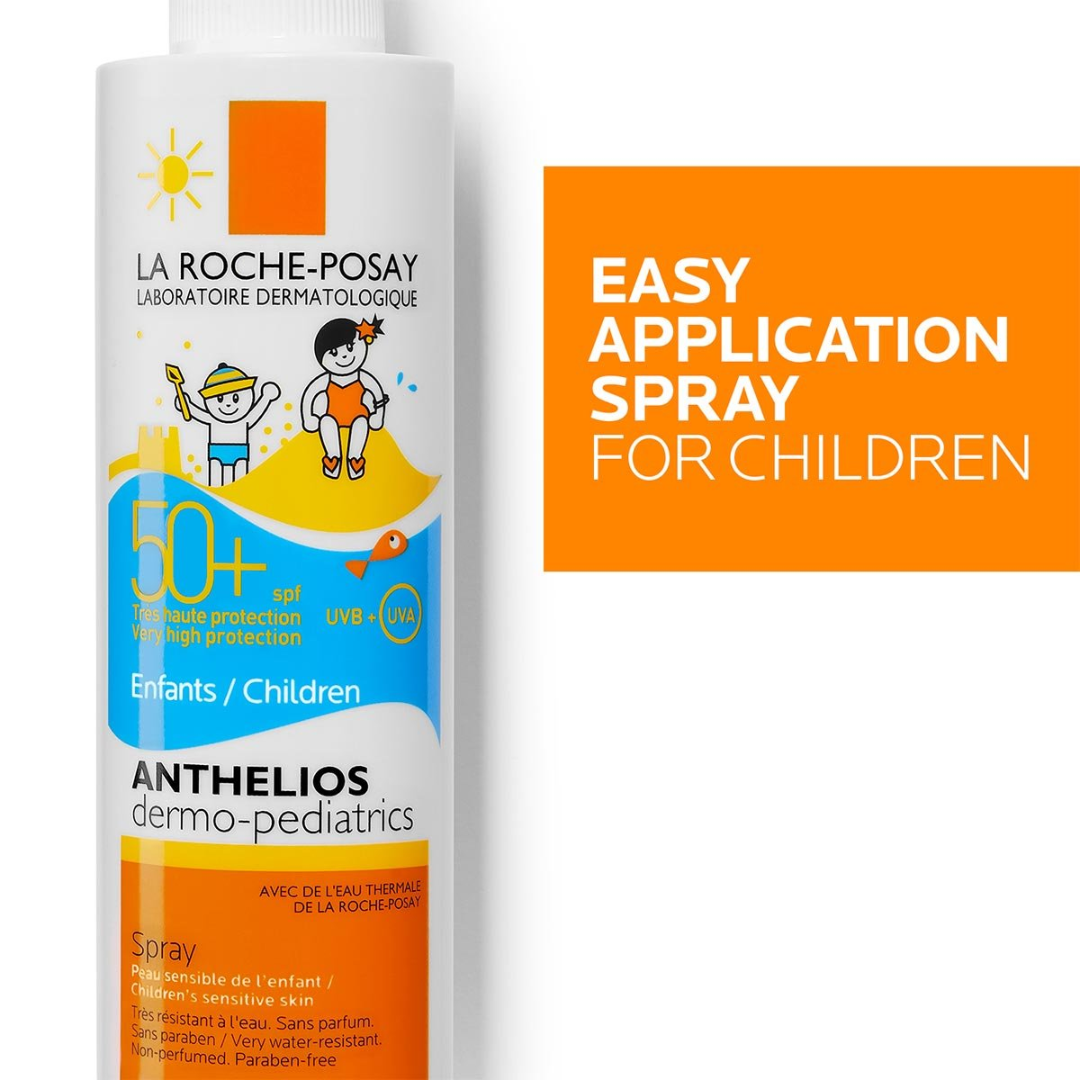 La Roche-Posay Anthelios Dermo Pediatrics SPF50+ – Spray solaire enfant Tunisie – Disponible sur laparadulac.com