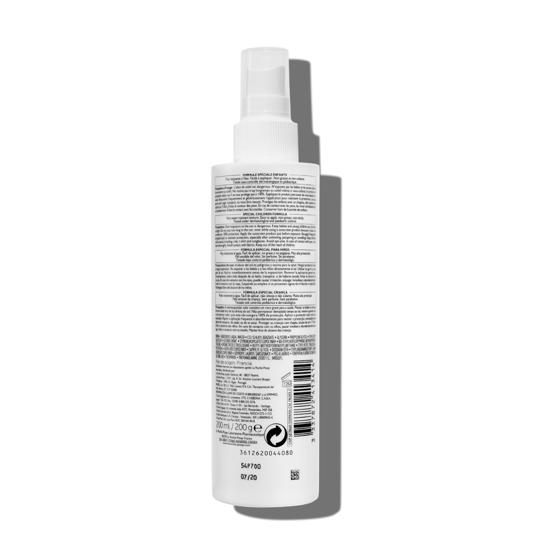 La Roche-Posay Anthelios Dermo Pediatrics SPF50+ – Spray solaire enfant Tunisie – Disponible sur laparadulac.com
