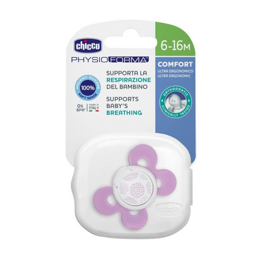 Sucette Chicco PhysioForma Comfort rose 6-16 mois – parapharmacie Tunisie pour bébé sur laparadulac.com