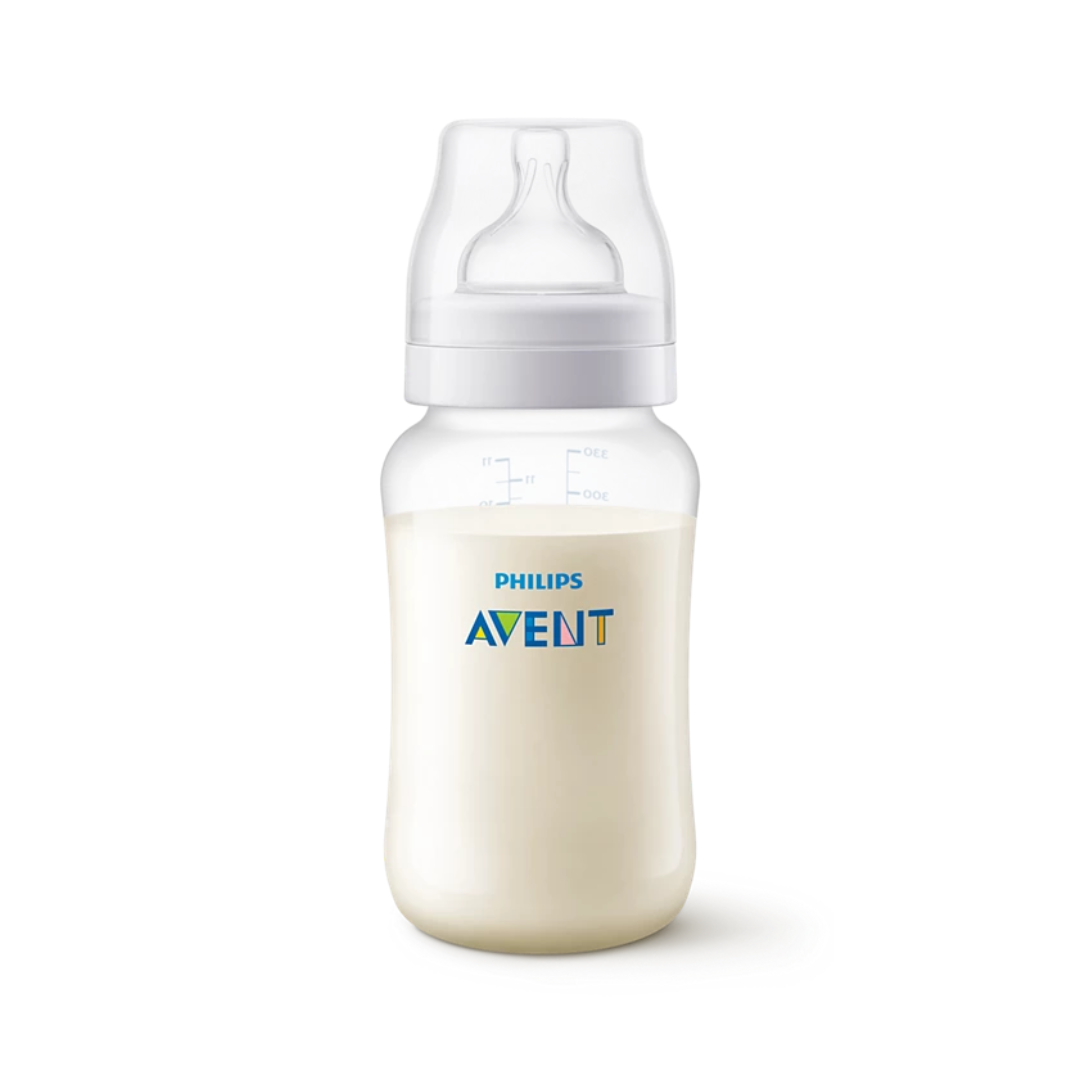 Biberon anti-colique Philips Avent 330ml 3m+ pour bébé, disponible chez laparadulac.com, parapharmacie Tunisie.