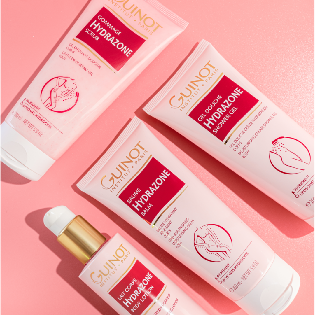 GUINOT Lait corps Hydrazone sur laparadulac.com, parapharmacie Tunisie : hydratation intense et confort 24h pour toutes les peaux.