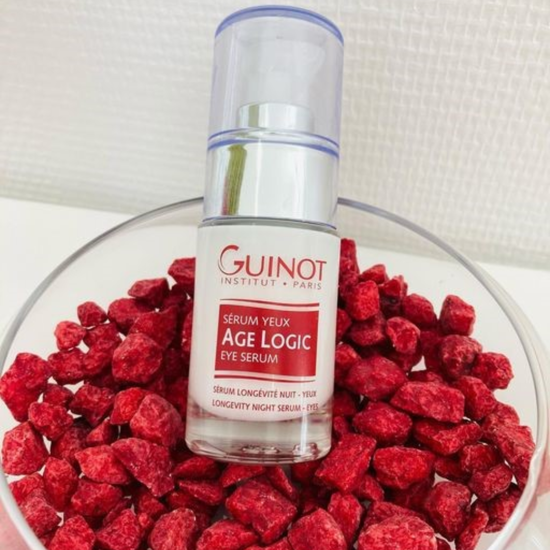 GUINOT Sérum yeux anti-âge disponible sur laparadulac.com, parapharmacie Tunisie. Soin ATP régénérant pour regard lumineux et défatigué.