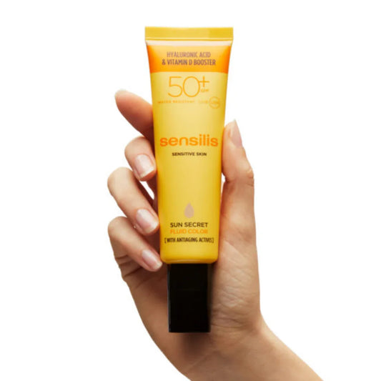 SENSILIS Sun Secret Fluid Teinté SPF50+ Tunisie original authentique - parapharmacie en ligne La Para Du Lac