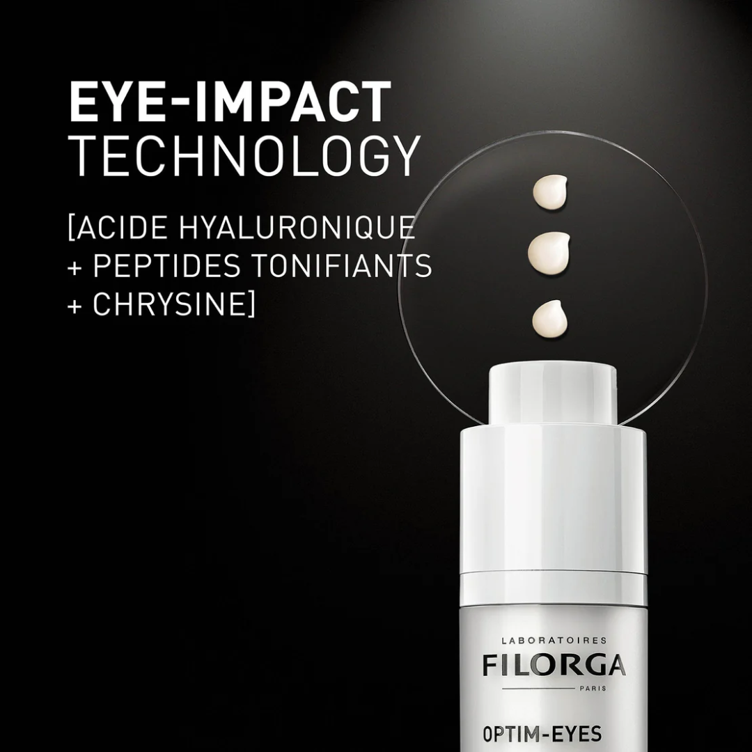 FILORGA Optim‑Eyes 15 ml – gel contour des yeux anti-poches, cernes et ridules