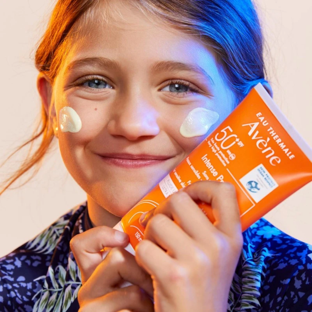 Avène Intense Protect 50+ 150 ml – soin solaire SPF50+ ultra‑large spectre, invisible, familial – laparadulac.com, parapharmacie Tunisie