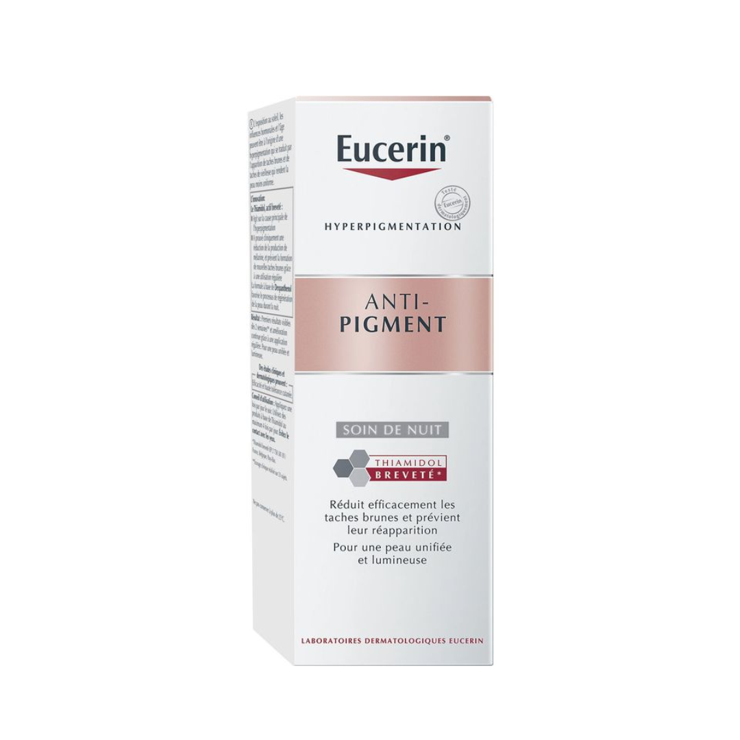 Crème de nuit Eucerin Anti-Pigment – anti-taches, éclat et uniformité peau – parapharmacie Tunisie