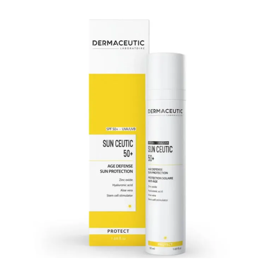 Dermaceutic Sun Ceutic SPF 50+ crème solaire visage anti-taches, en vente sur laparadulac.com, parapharmacie Tunisie.