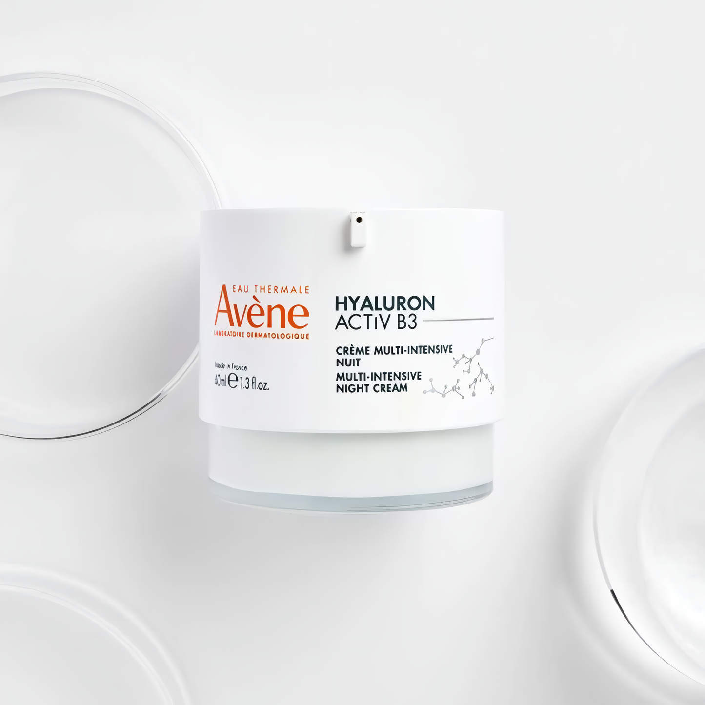 Crème de nuit anti-âge Avène Hyaluron Activ B3 – rétinal & niacinamide – pot pompe 40ml – laparadulac.com