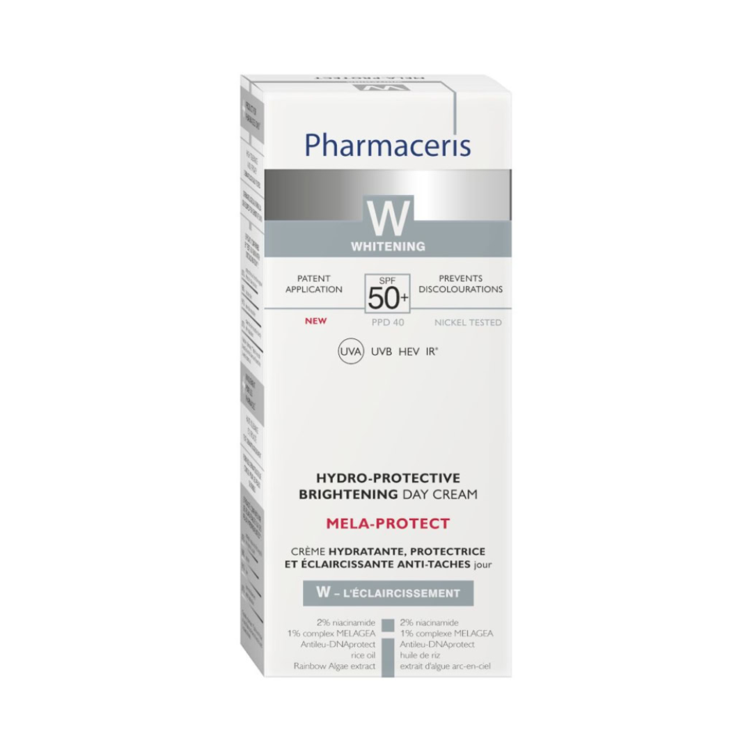 Image du produit PHARMACERIS Mela Protect SPF 50 sur laparadulac.com, parapharmacie Tunisie – crème de jour anti-taches à haute protection solaire.