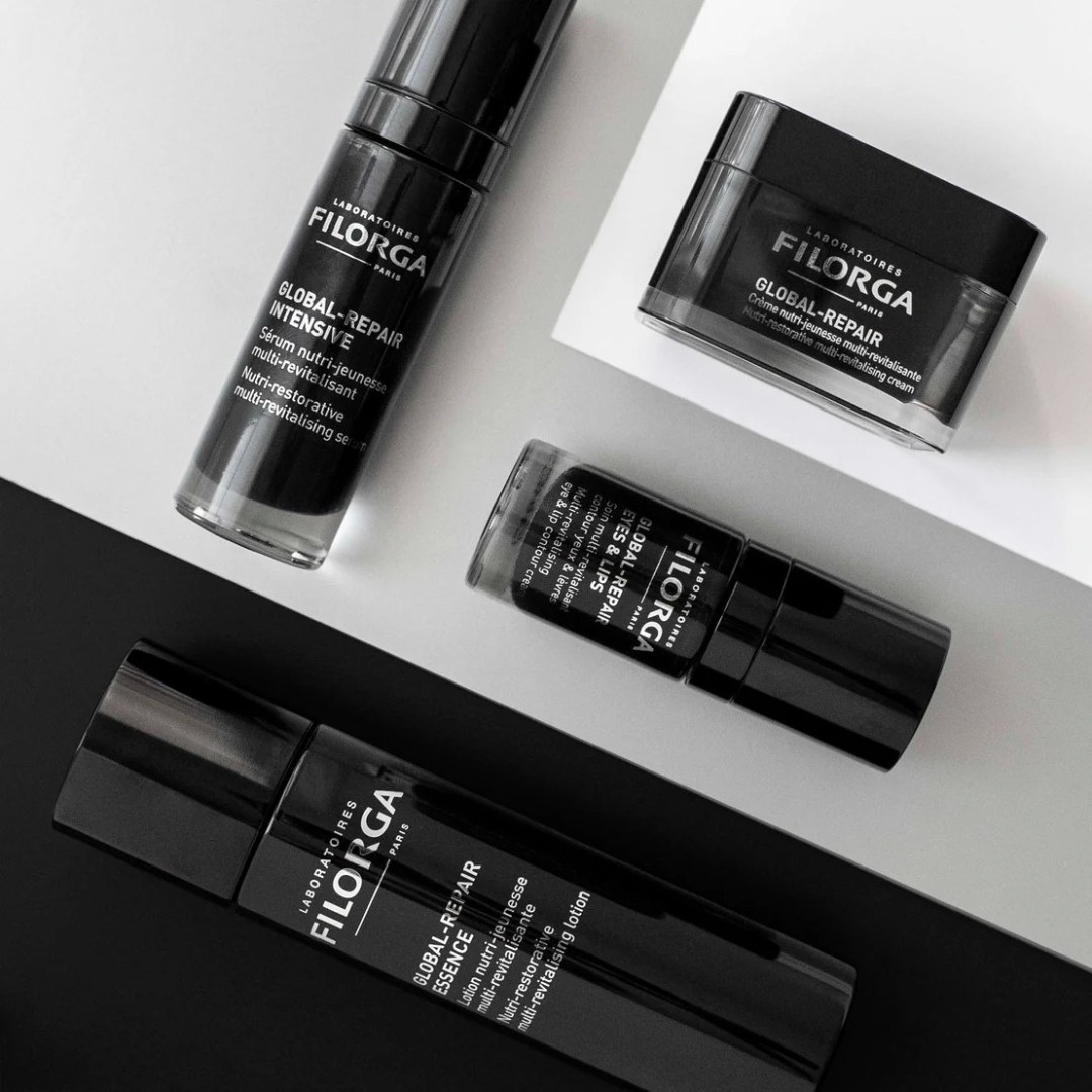 FILORGA Global Repair Eyes & Lips Tunisie – soin contour des yeux et lèvres anti-âge, crème nutritive anti-rides, anti-cernes et anti-poches, cosmétique française haut de gamme FILORGA, parapharmacie en ligne Tunisie Lac 2, produits FILORGA originaux pas cher Tunisie, acheter FILORGA Global Repair Eyes & Lips en Tunisie sur laparadulac.com