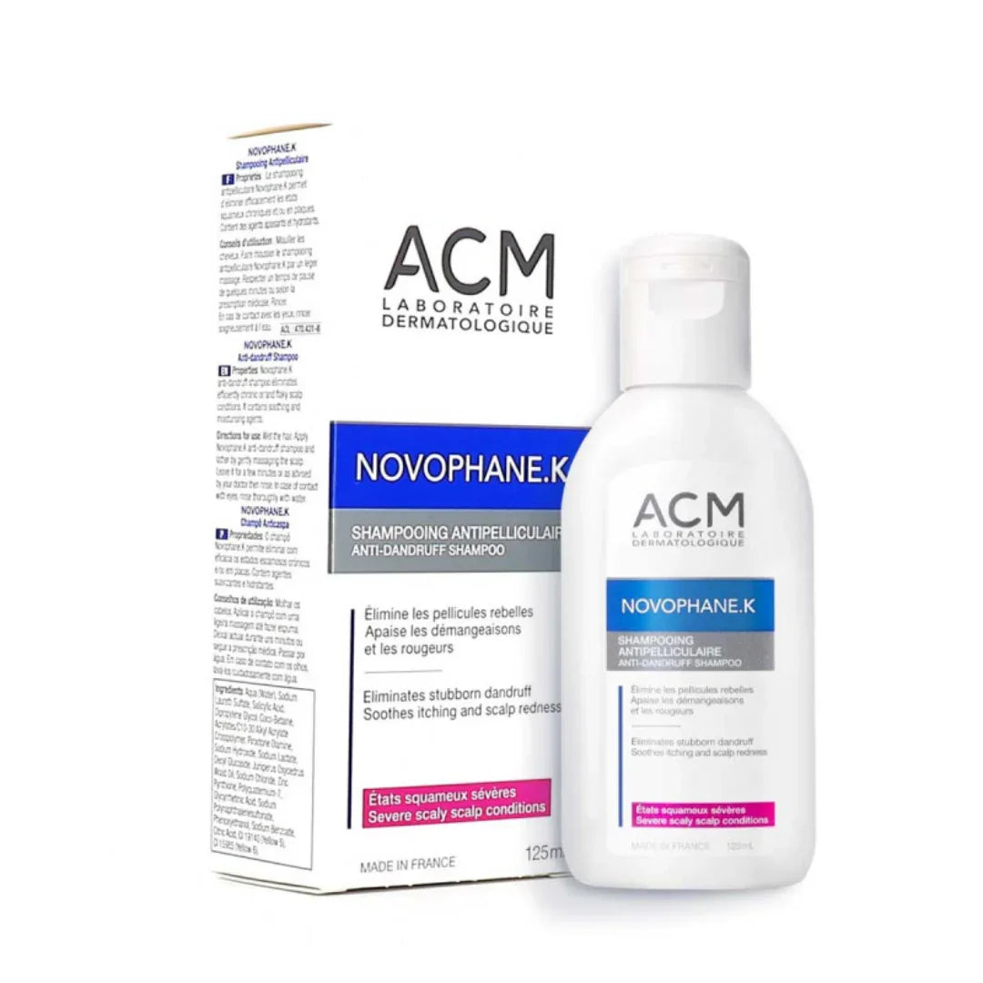 ACM Novophane K Shampoing Anti-Pelliculaire Tunisie original authentique - parapharmacie en ligne La Para Du Lac