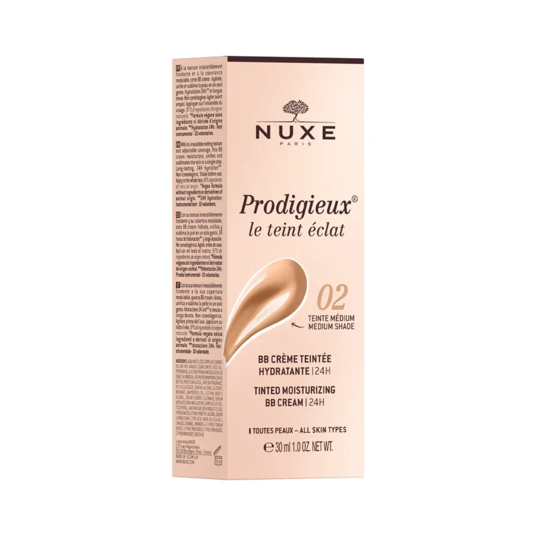NUXE Prodigieux Teint Eclat BB Crème Hydratante Tunisie original authentique - parapharmacie en ligne La Para Du Lac