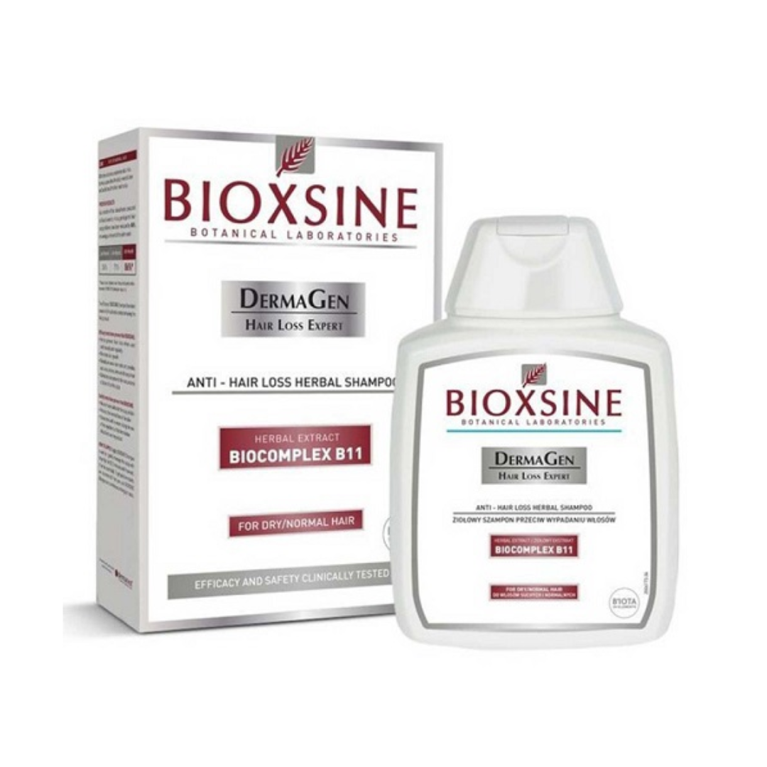 Bioxine Shampooing Anti Chute 300ml sur laparadulac.com, parapharmacie Tunisie : soin capillaire végétal pour cheveux secs, fortifie et stimule la repousse.