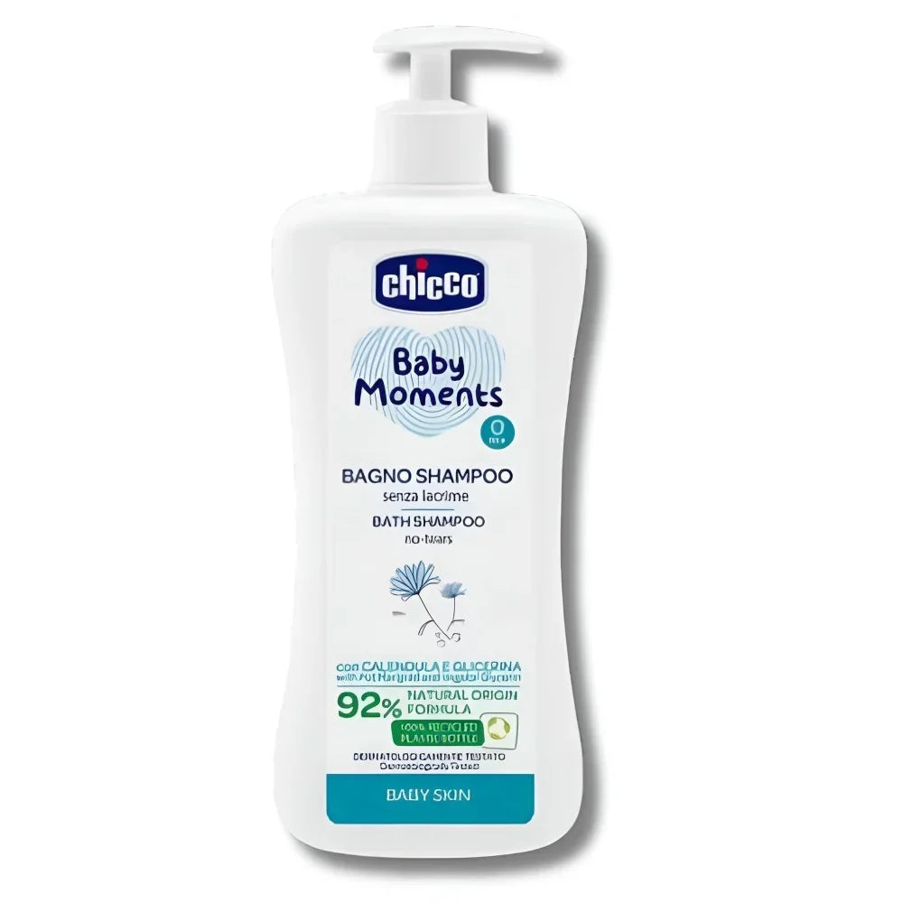 Chicco Baby Moments Bath Shampoo sans larmes pour peau bébé | La Para Du Lac