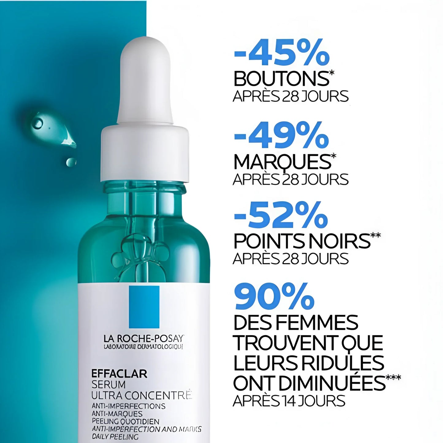 LA ROCHE POSAY EFFACLAR Sérum Acide Salicylique Ultra Concentré Tunisie original authentique - parapharmacie en ligne La Para Du Lac