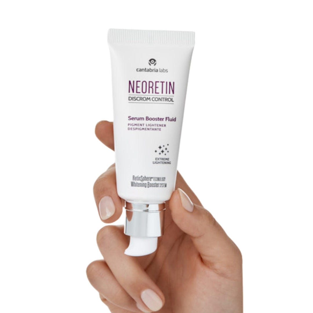 NEORETIN DISCROM Control Serum Booster Fluid – sérum anti-taches pigmentaires – disponible sur laparadulac.com, parapharmacie en Tunisie