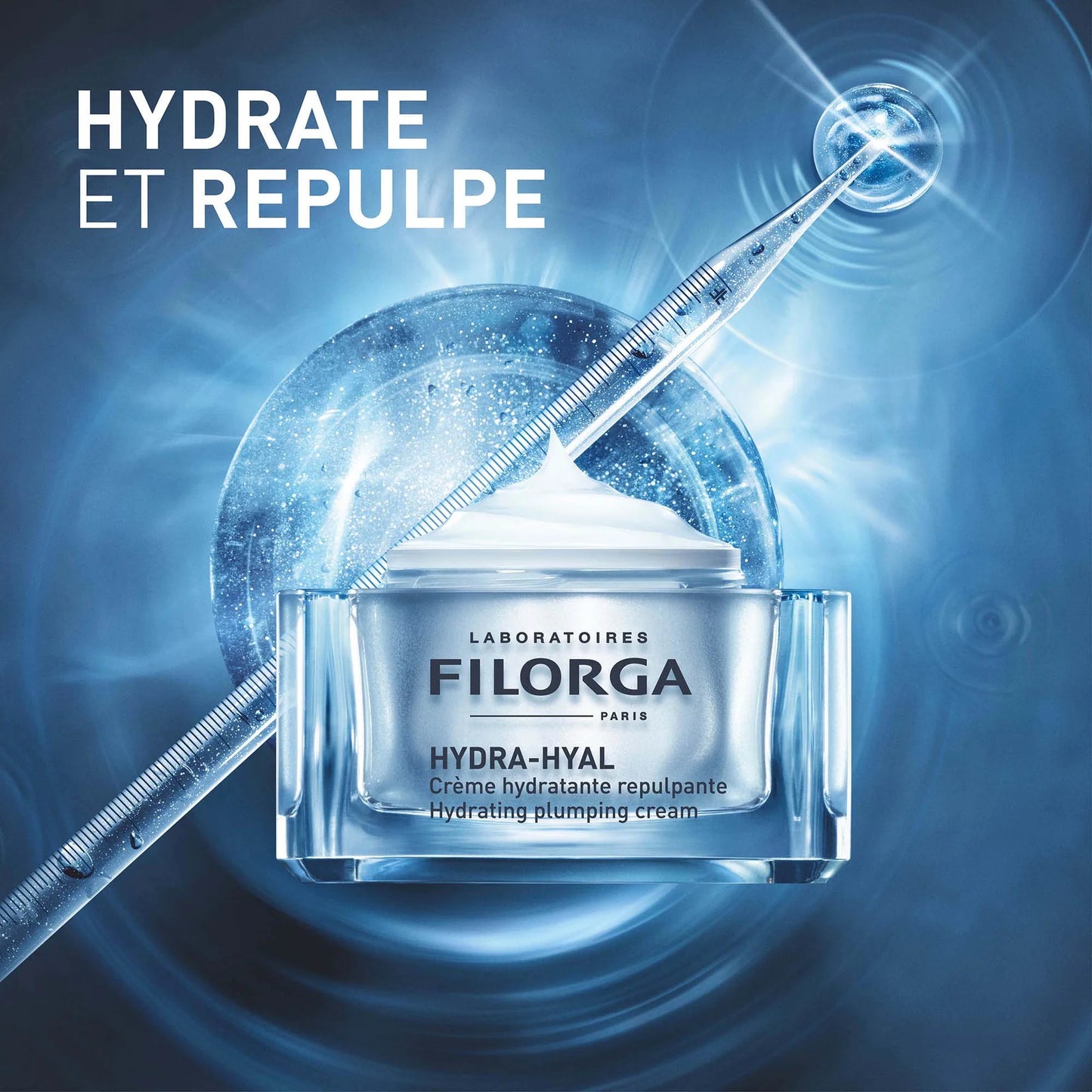 FILORGA HYDRA-HYAL – Crème hydratante repulpante visage sur laparadulac.com, parapharmacie en ligne en Tunisie